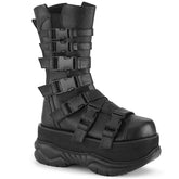 3" Platform NEPTUNE-210 Black Pu